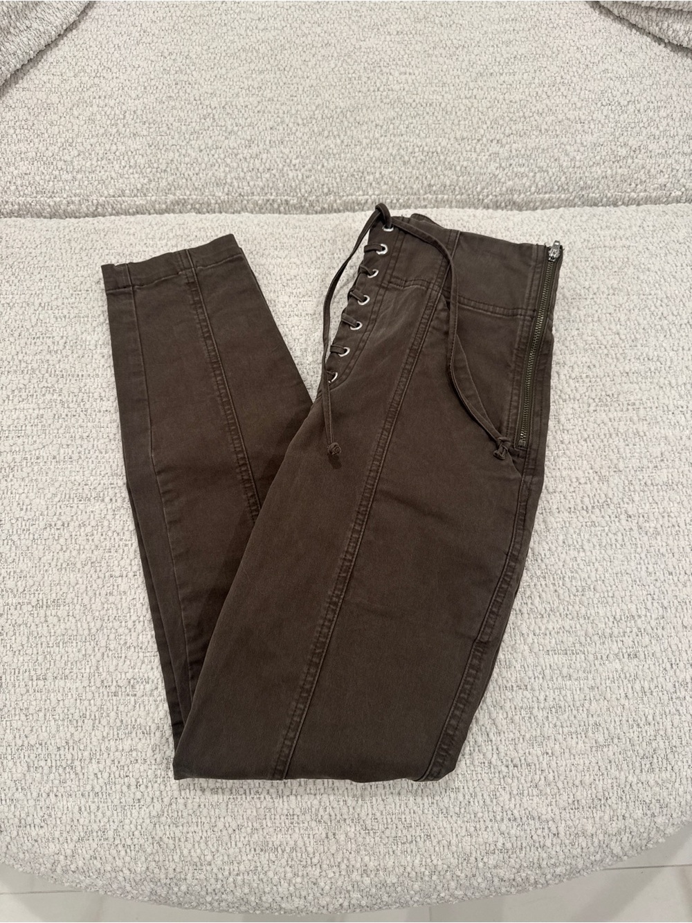 A.L.C. Lace Up High Waisted Pants